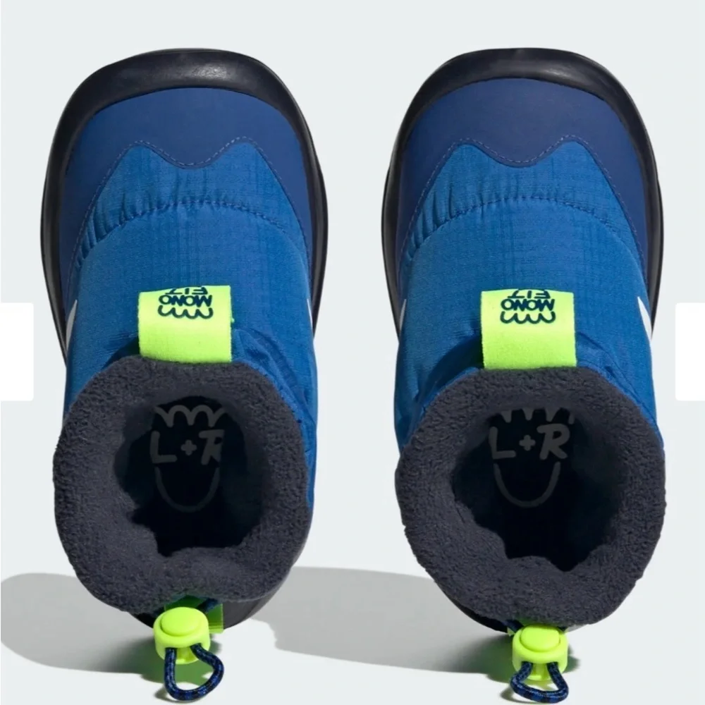 Adidas Monofit  Blue Slip-On Boots